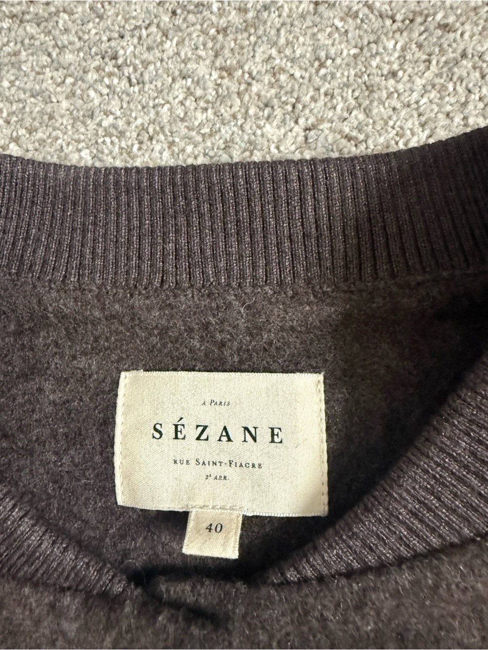 Sézane Suzy Coat in Sark Taupe! - Picture 5 of 8